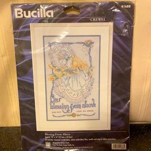 Vintage Crewel Embroidery Kit